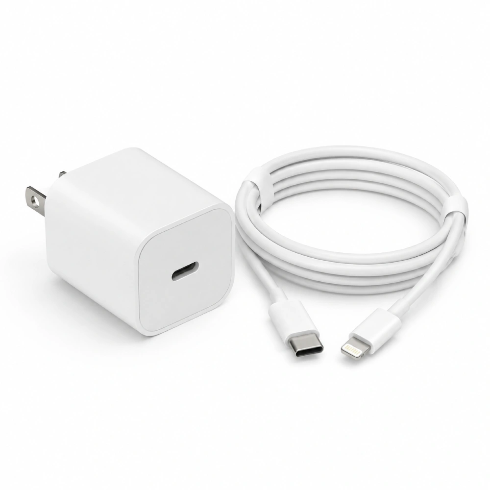 Cargador rápido PD 30W con cable Tipo-C a Lightning