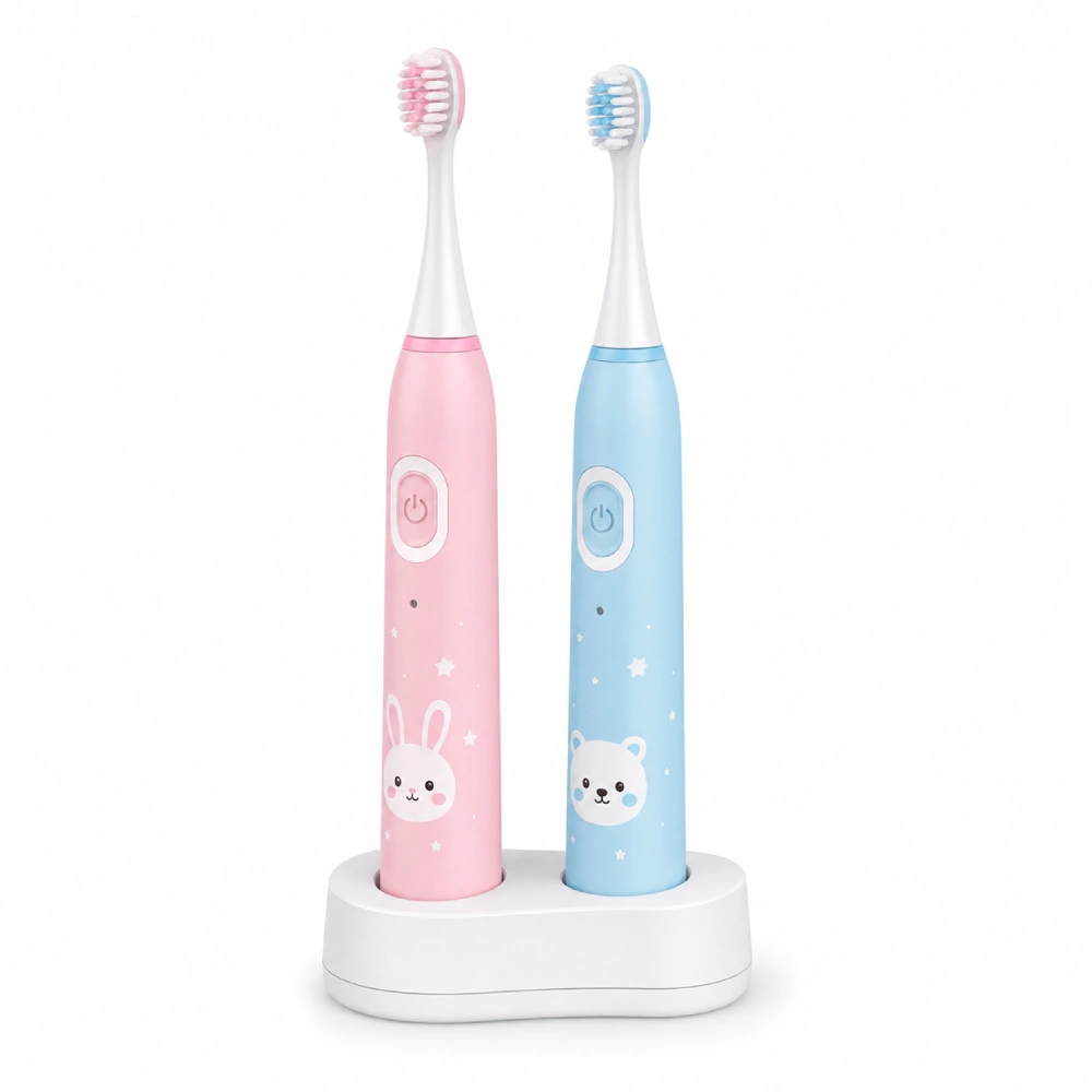 Cepillo dental eléctrico infantil recargable de arranque suave