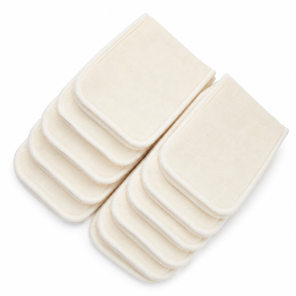 Pañales de tela reutilizables con insertos de bambú